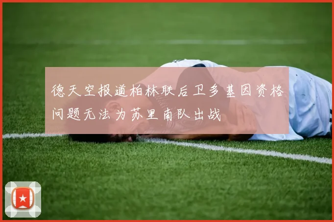 德天空报道柏林联后卫多基因资格问题无法为苏里南队出战